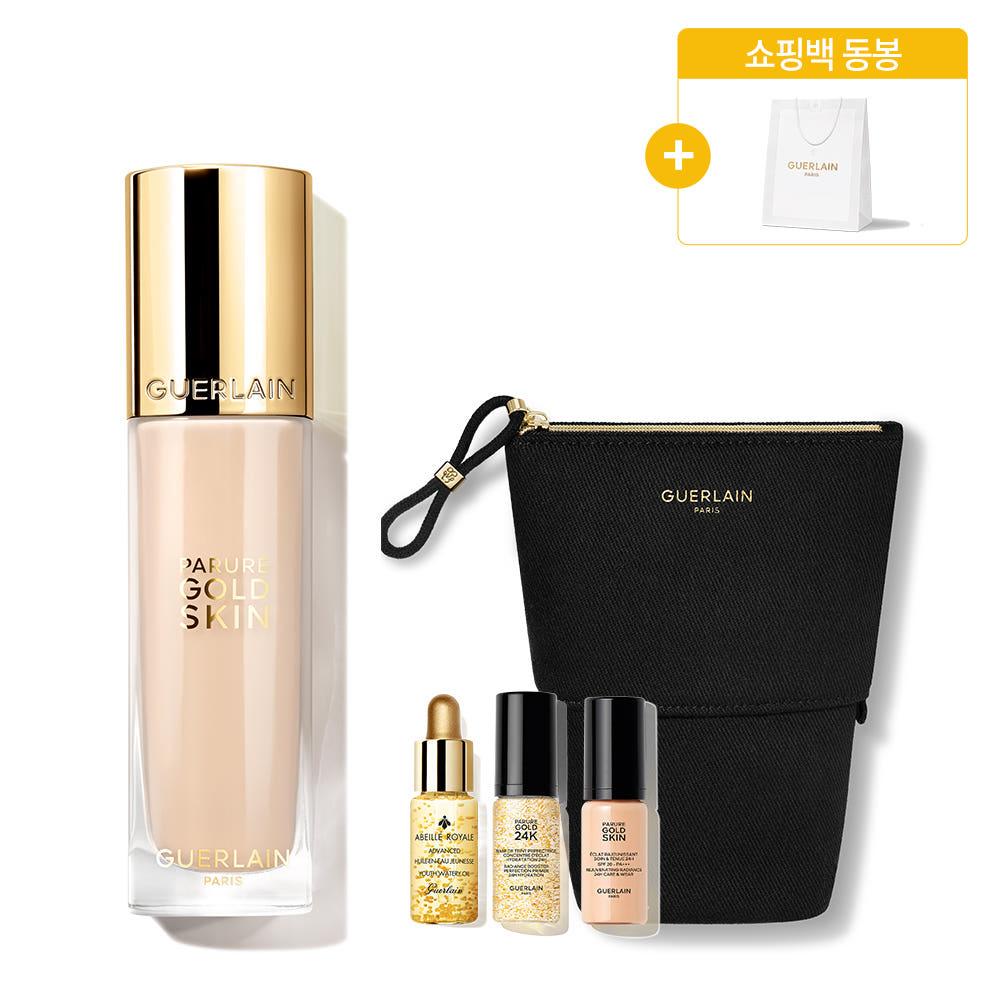 [쇼핑백동봉] 겔랑 빠뤼르 골드 스킨 파운데이션 35ML 세트