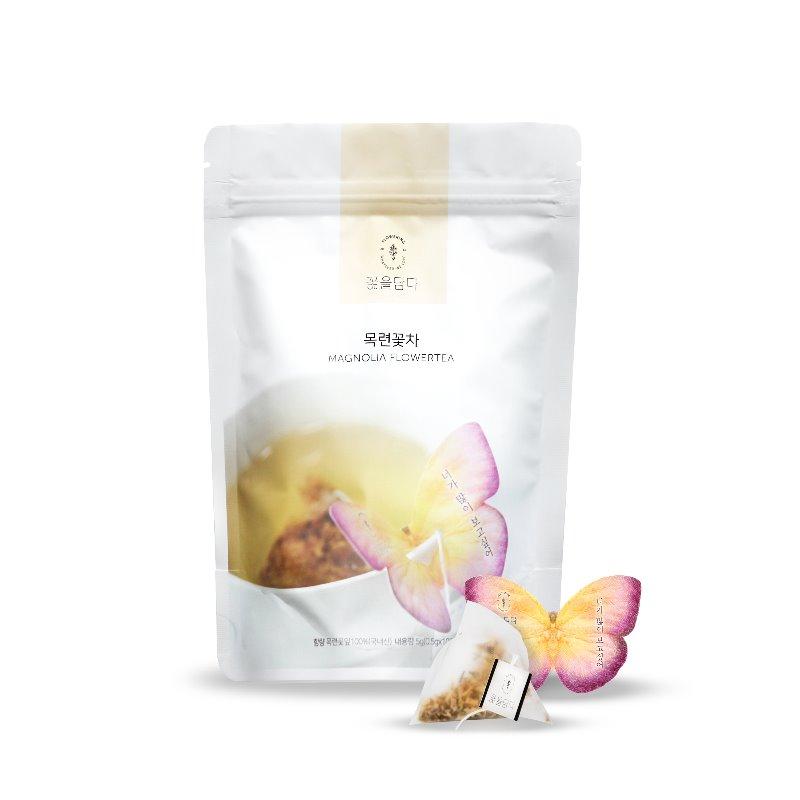 [꽃을담다]목련 - 나비티백꽃차(10ea)