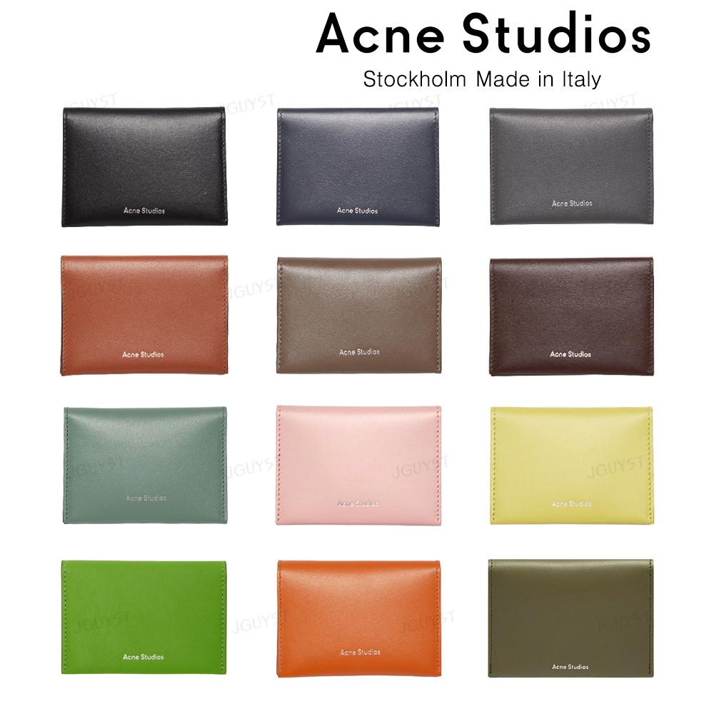 아크네 스튜디오 카드지갑 바이폴드 ACNE STUDIOS FLAP CARD HOLDER 11컬러