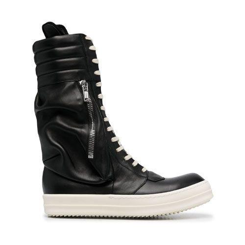 릭오웬스 Cargo Basket 하이탑 LPO 블랙/밀크 RU21S6899 LPO 911 | 머스트잇