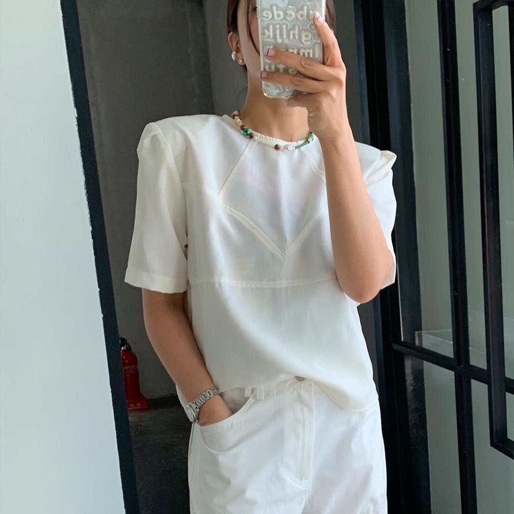 파인게이지/엠마 뷔스티에 블라우스