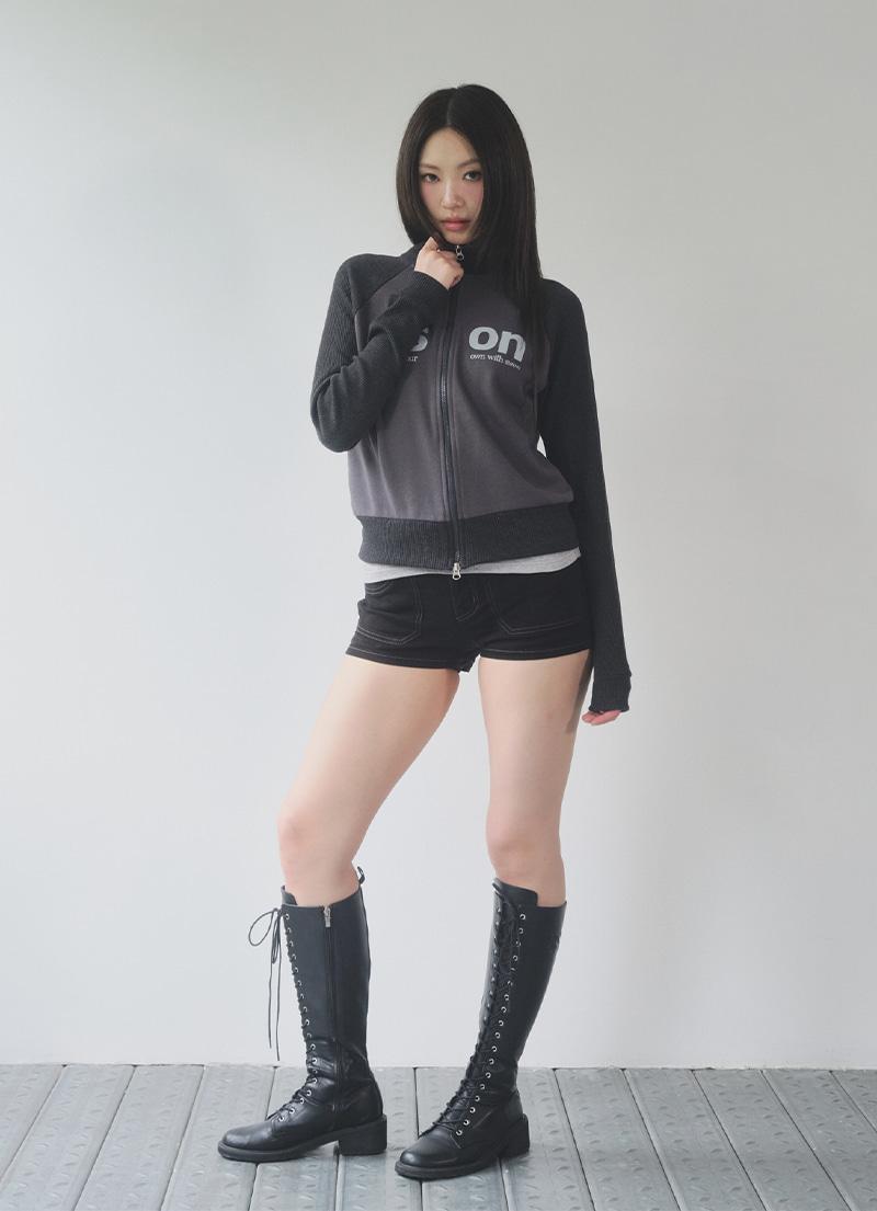 SAND LOW SHORT PANTS / BLACK