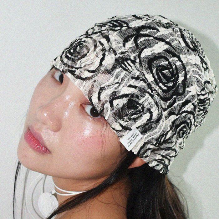 [7차 재입고] Floral SUMMER Hat (ROSE IVORY) 플로럴 비니