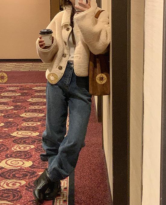 메리어라운드 [신상할인][문의폭주] 미코 카라 무스탕 (mustang)