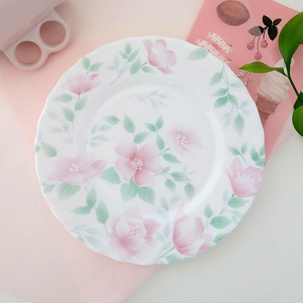 [빈티지]아코팔 플라워 샐러드 플레이트 19.5cm