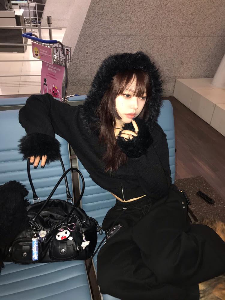 퍼후드집업(2color)