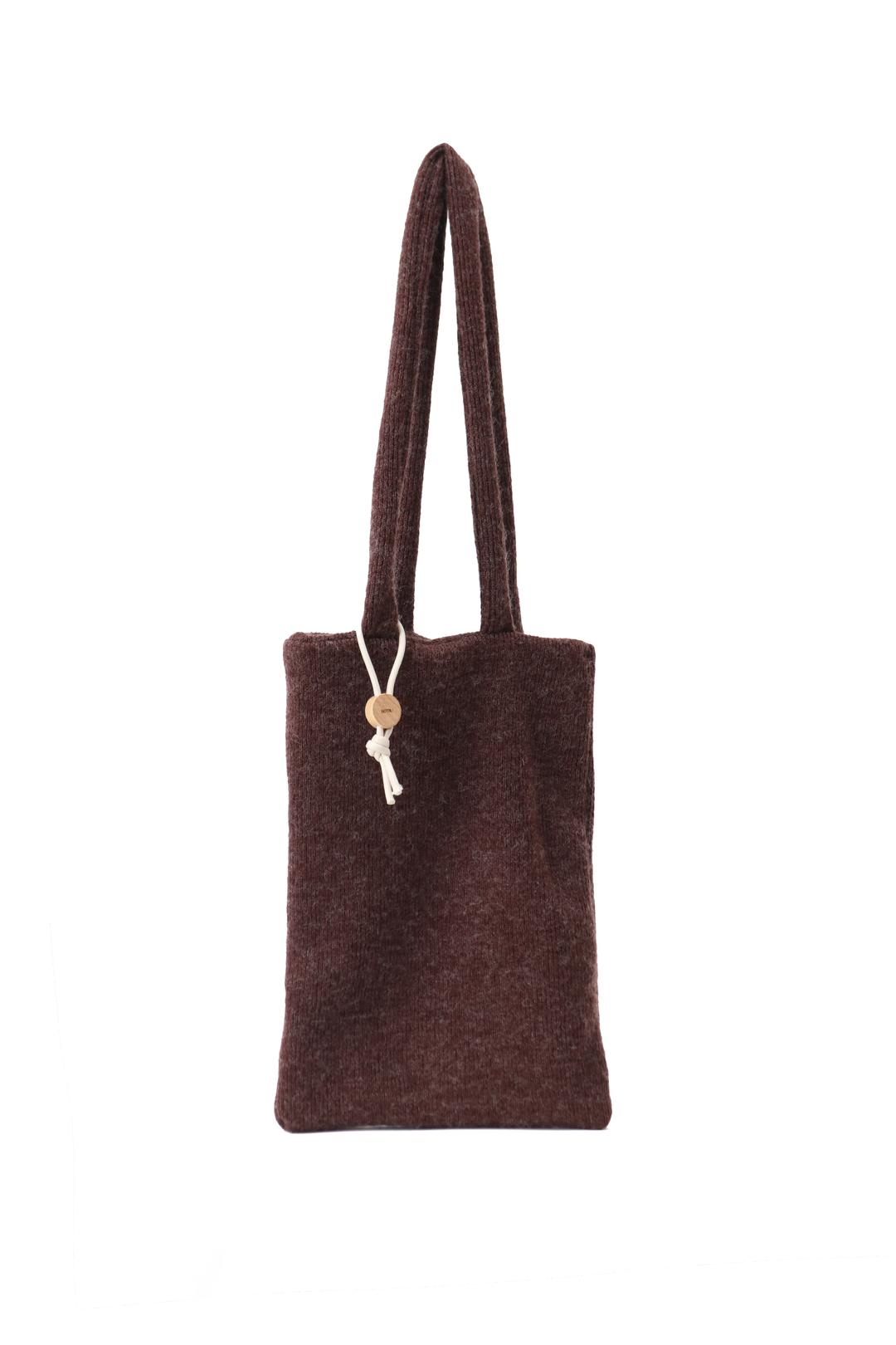 KNIT COZY BAG_ Brown