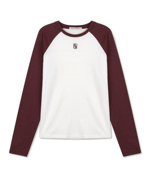 Classic Symbol Raglan Long Sleeve [WHITE]