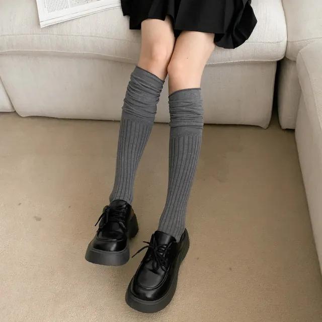 [❤당일출고❤가을겨울용] 하이 링클 롱 니삭스 주름 골지 셔링 워머 양말 5color *2개이상 구매시 할인