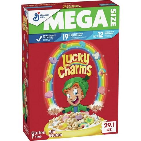 [미국직배송-PRIMO]제네럴밀스 럭키 참스 마시멜로 시리얼 (용량옵션) Lucky Charms Original Cereal, 765g, 1개 - 시리얼 | 쿠팡