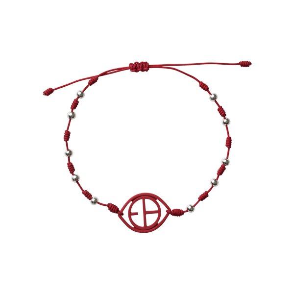 비코 실버볼 팔찌 레드