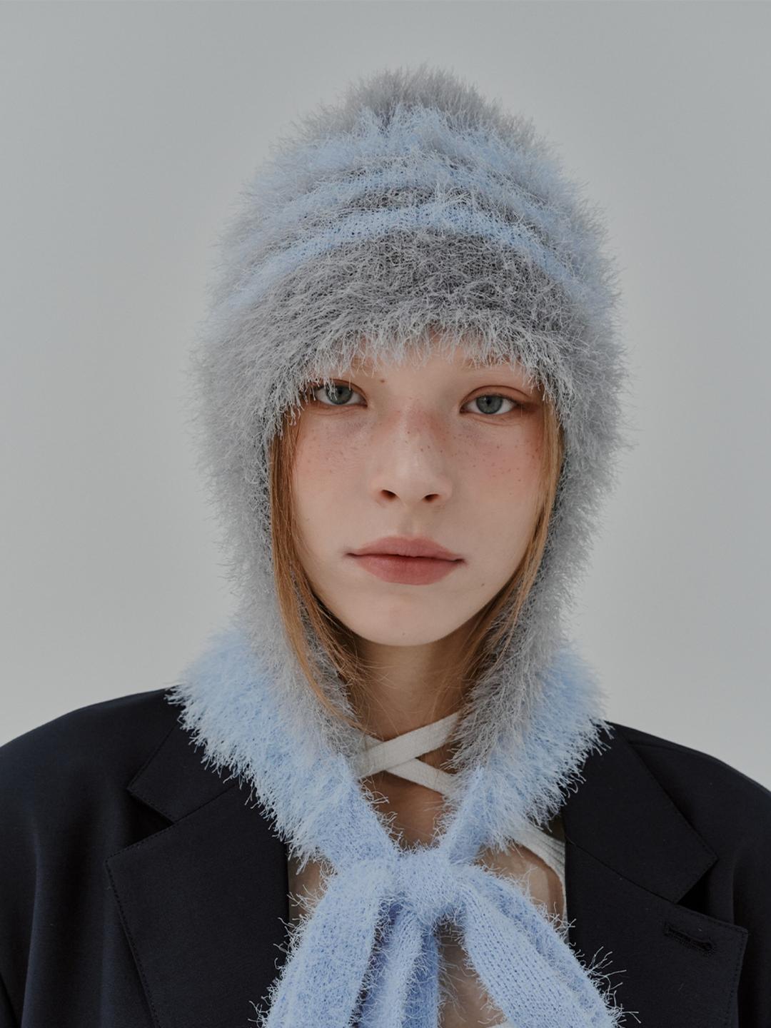 [NEW ARRIVAL]KNIT BONNET_GREY
