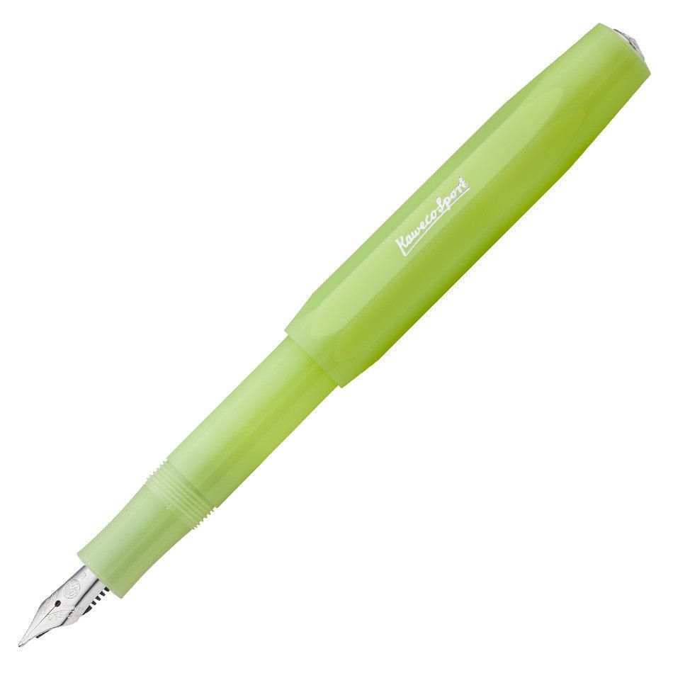 Kaweco Frosted Sport Fountain Pen Fine Lime