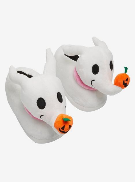 The Nightmare Before Christmas Zero Plush Slippers | Hot Topic