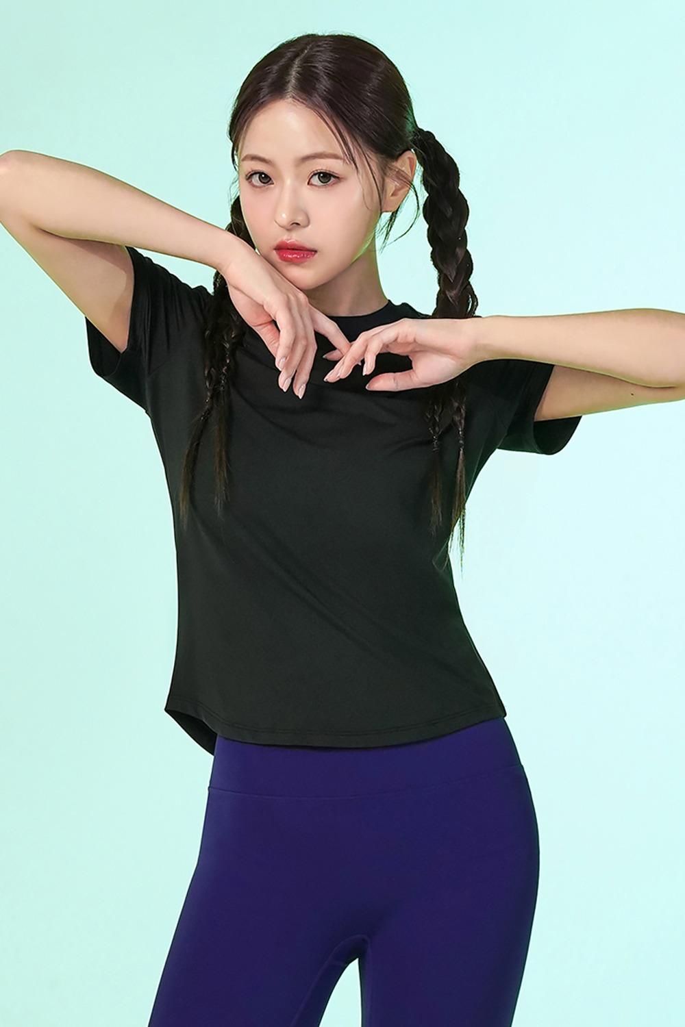 에어프레쉬 이지 티셔츠  블랙