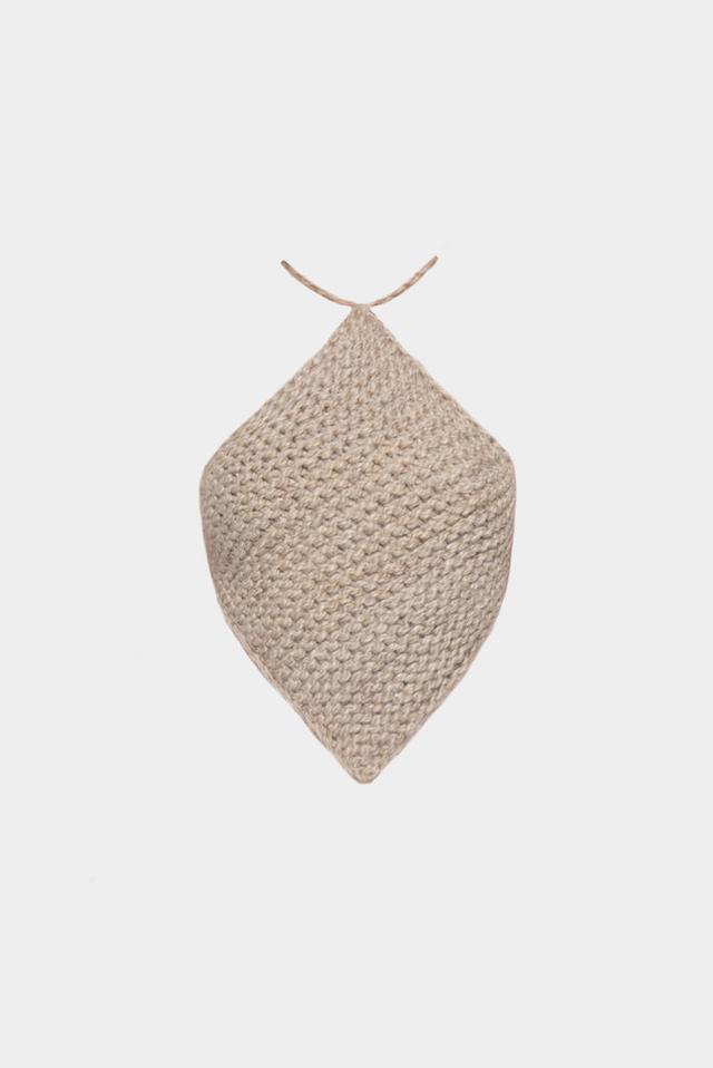 Veceur - Knitted Halterneck Top - Beige - Beige / S/M