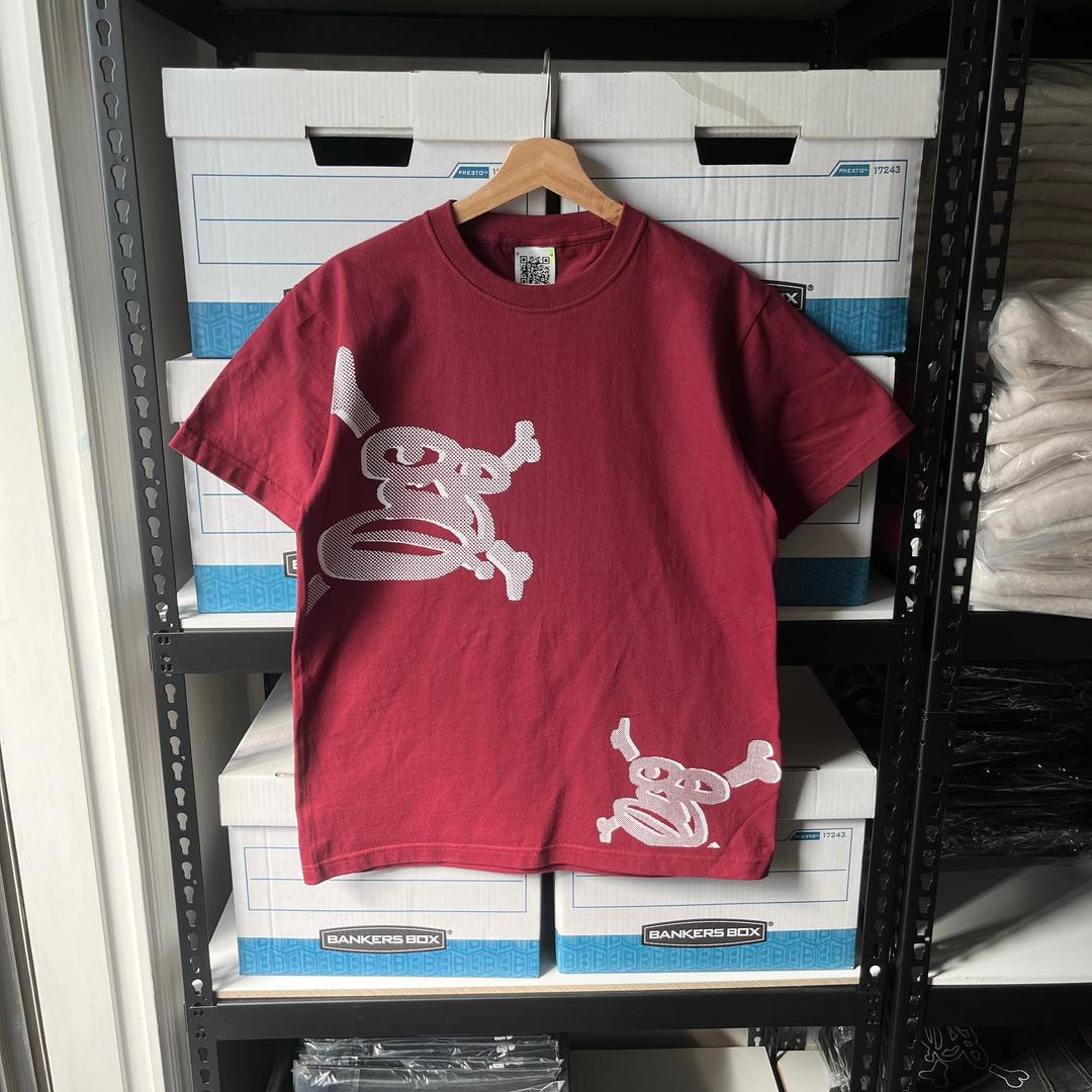 BLF OG Skull Logo T-shirts [ Burgundy ]