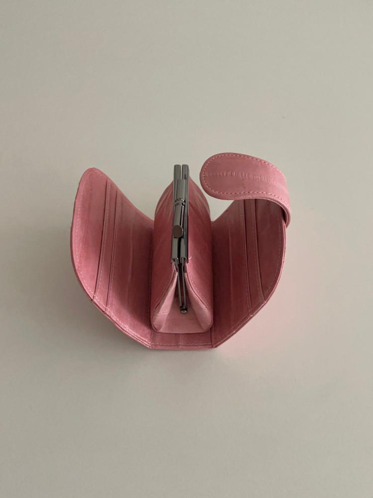 (앤디앤) 장어가죽 반달 지갑 (4colors) : ndn archive