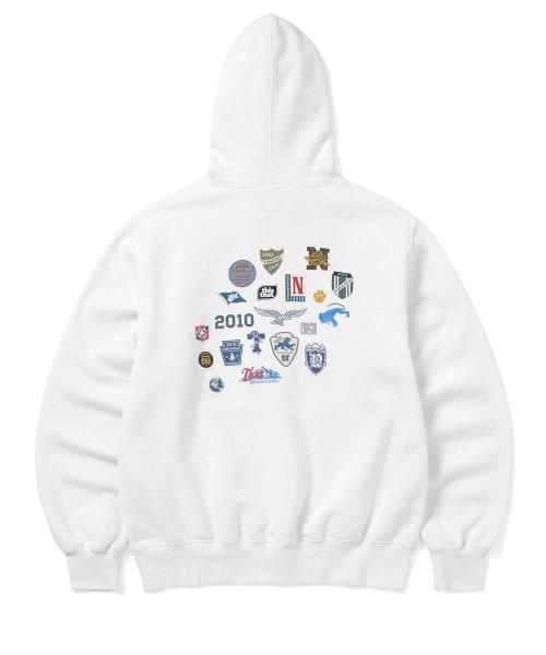 Pins Hoodie White