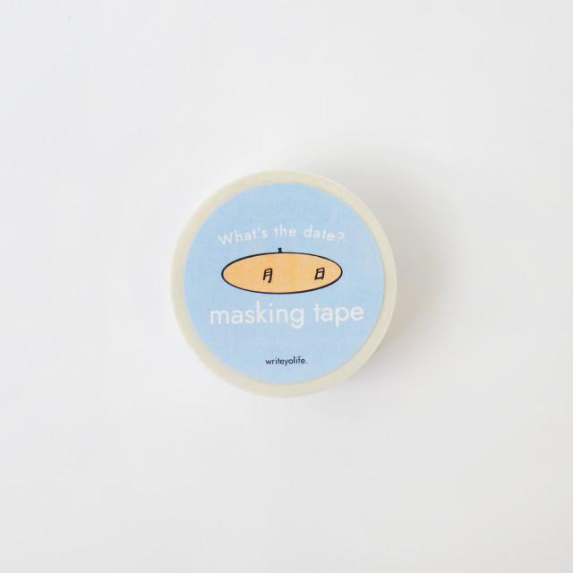 [what's the date masking tape] 날짜 기록 마테 글씨 적는 인덱스 마스킹테이프