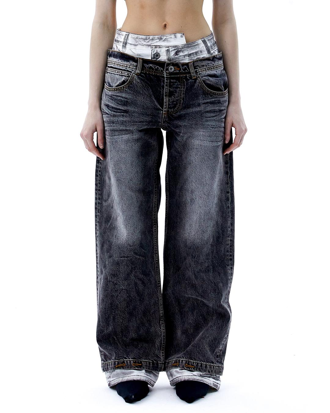 (ARIELLA) Strange Denim Pants - 1 / WASHED BLACK