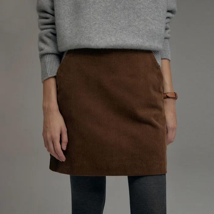 코듀로이 스커트팬츠_2color