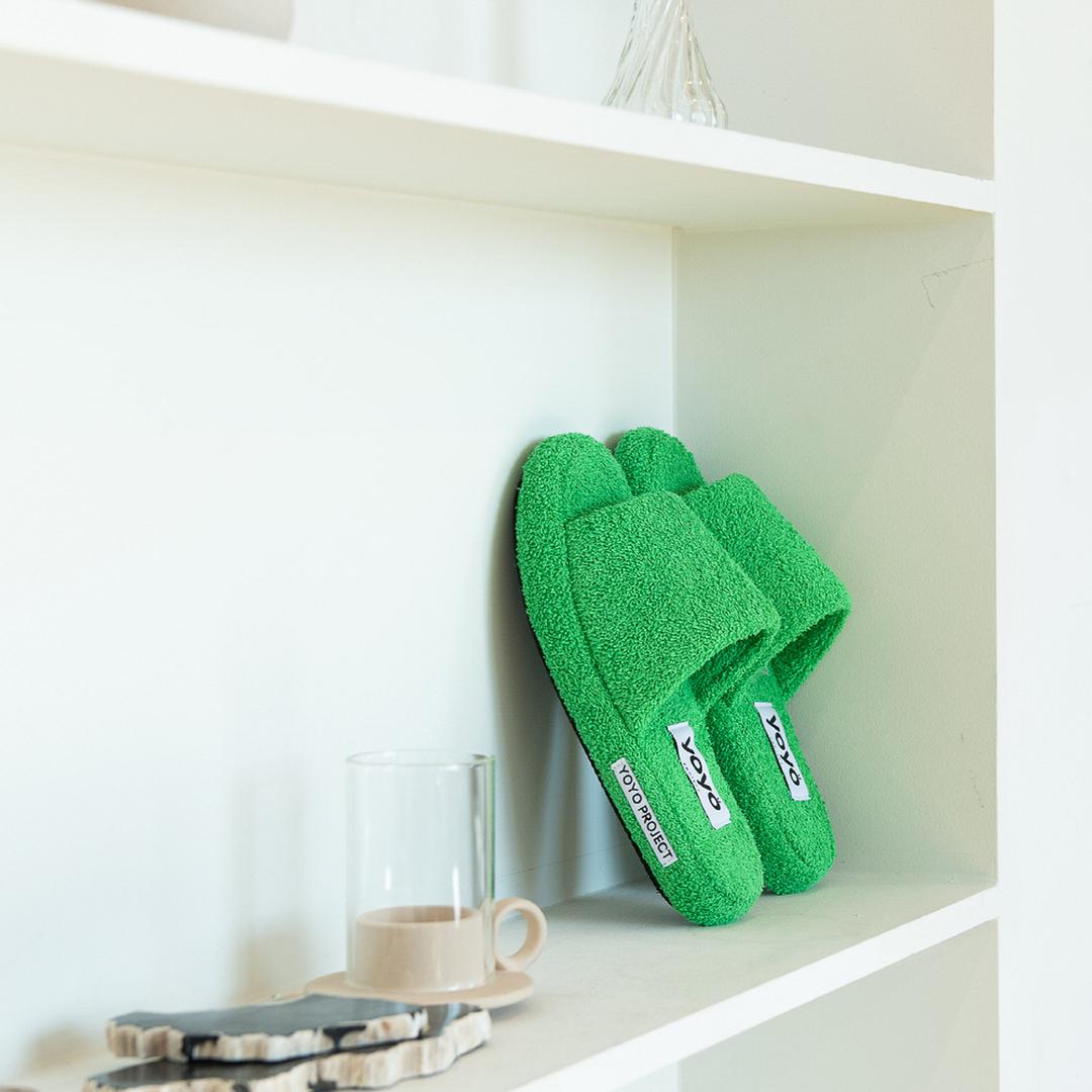 [현대백화점] 요요프로젝트 [집들이선물] 테리 룸 슈즈(6종 택1) 거실화 슬리퍼 실내화