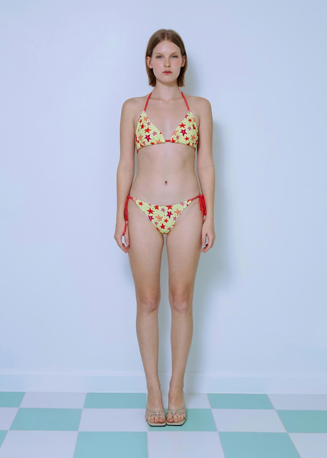Drawing Star Triangle Bikini_Yellow