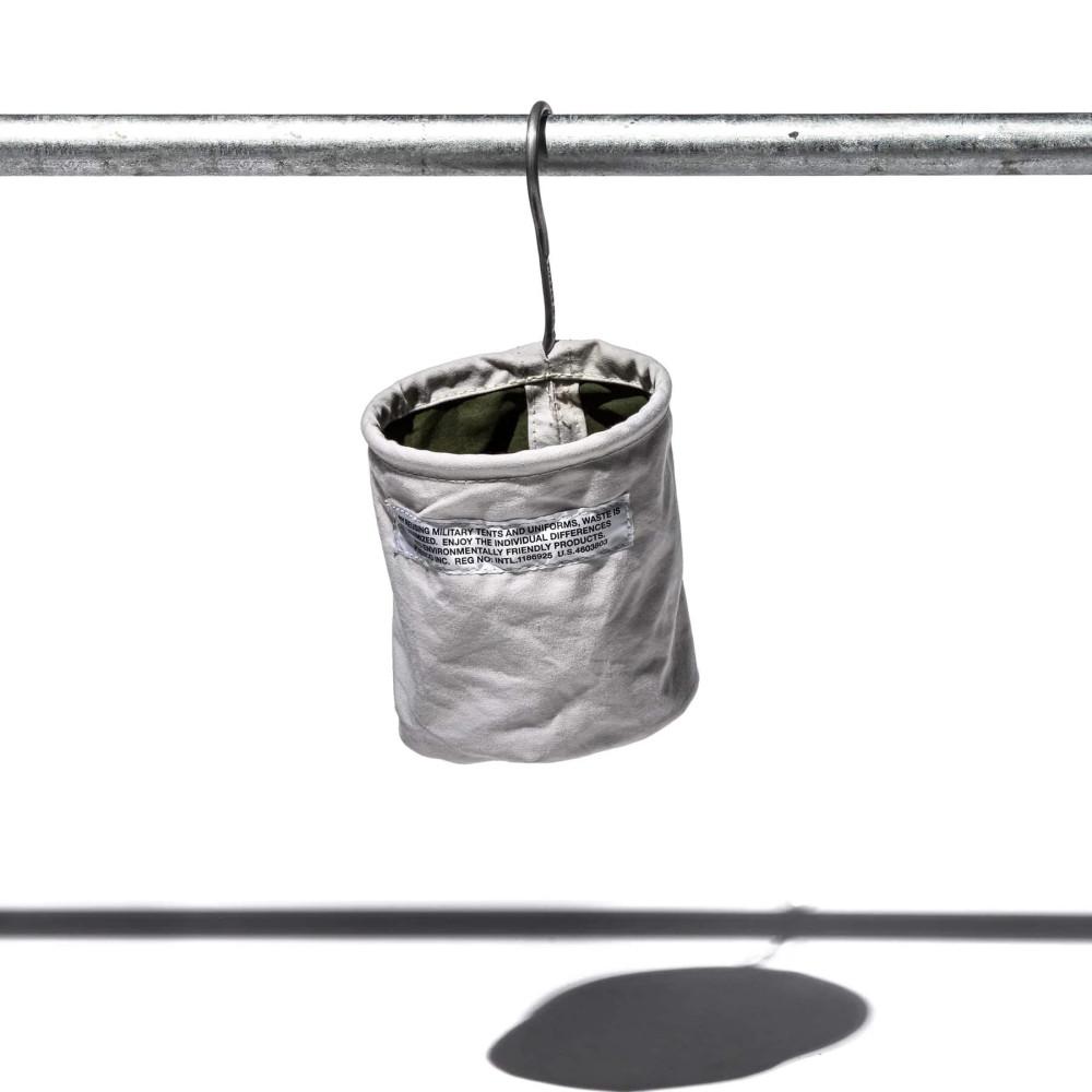 [PUEBCO] VINTAGE MATERIAL HOOK BASKET - SMALL / 푸에브코