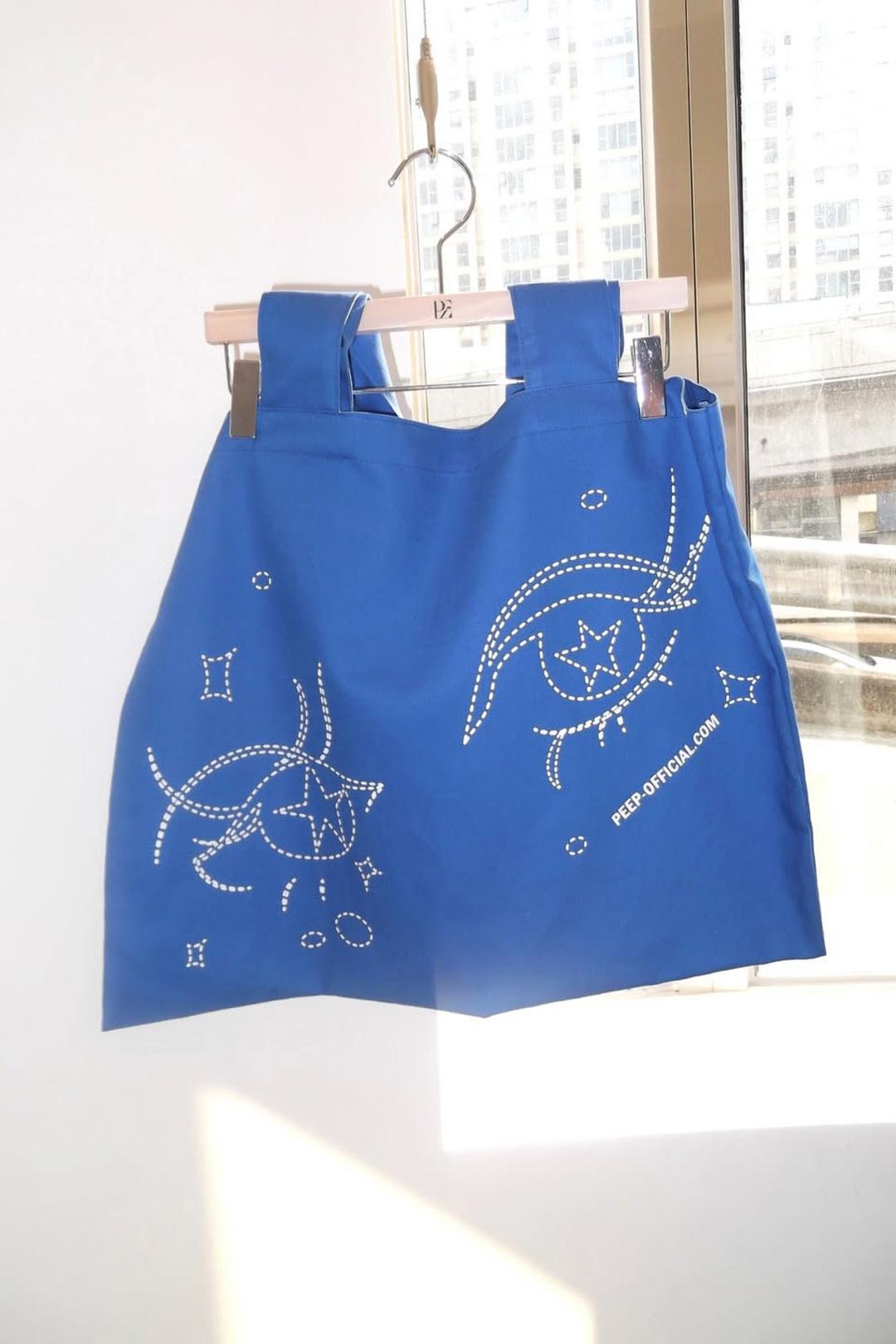 [한남 팝업 선오픈] PEEP Cobalt Blue Eco-Bag