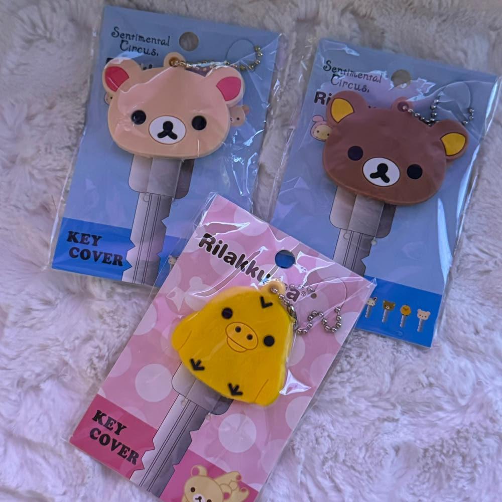 [고전문구] SAN-X 리락쿠마 열쇠 키 홀더