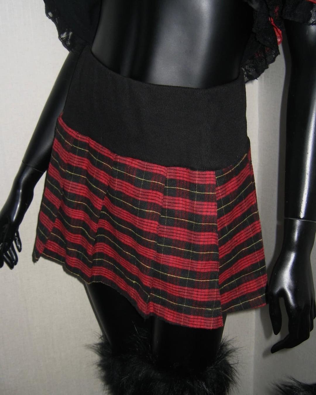 Liz lisa doll 리즈리사돌 펑크 모리걸 레드 체크 스커트 치마 | 후루츠패밀리