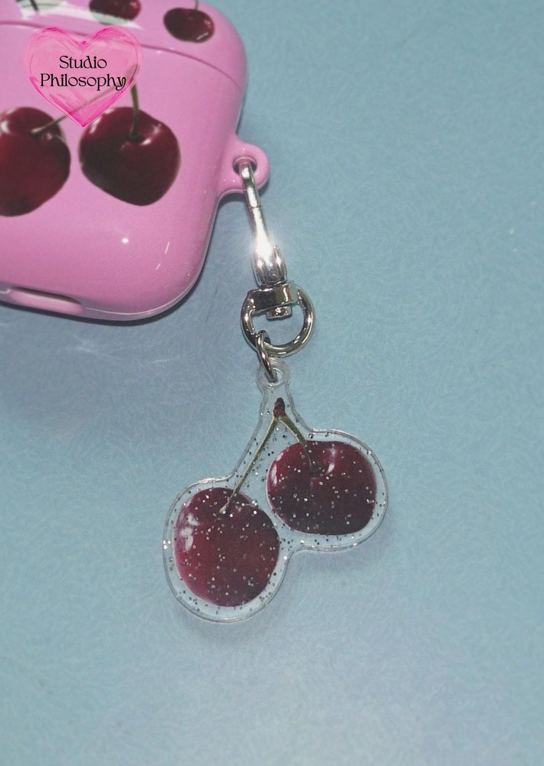 (❋StuPhy) CHERRY KEY RING