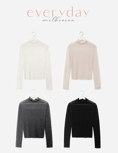 밀크코코아 Event10%.Milkcocoa Everyday.Basile knit tee