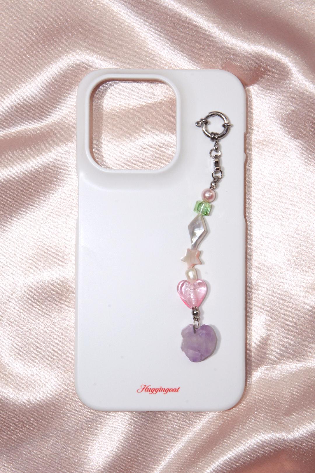 PINK PEBBLES KEYRING