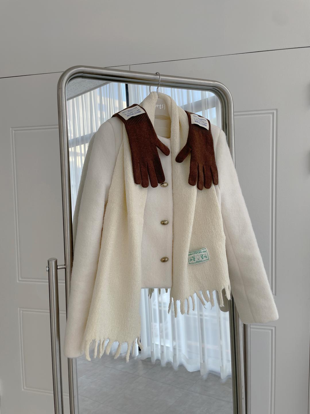 울 브러쉬 자켓 (2color)