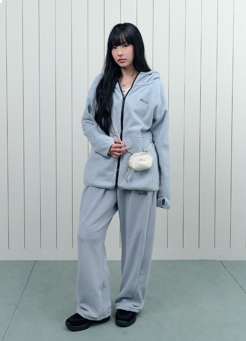 MIA FLEECE PANTS / LIGHT-BLUE