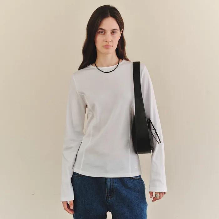 Ribbed Classic Top_White