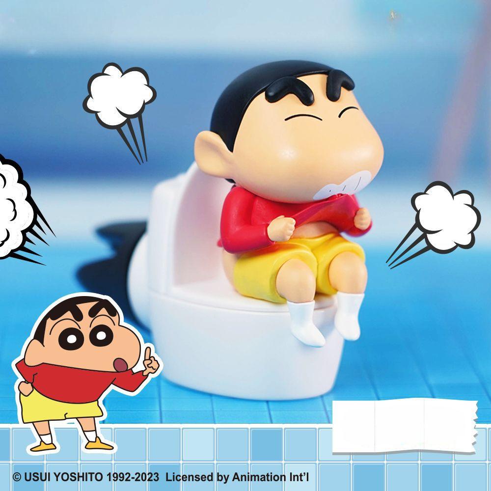 짱구 응아 피규어 4종 변기 응아싸는 맹구 부리부리 굿즈