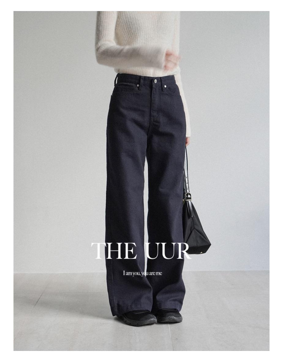 [11/18일 순차출고] uur central corduroy denim [blue-denim]