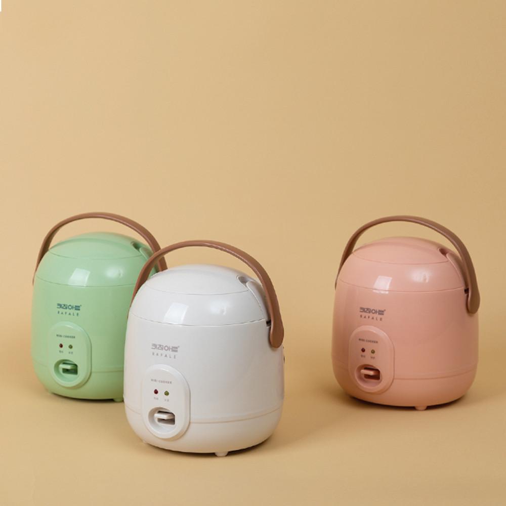 키친아트 미니 포니 전기밥솥 크림 소형 보온 저당 밥솥 1인용 2인용 자취 캠핑 밥통