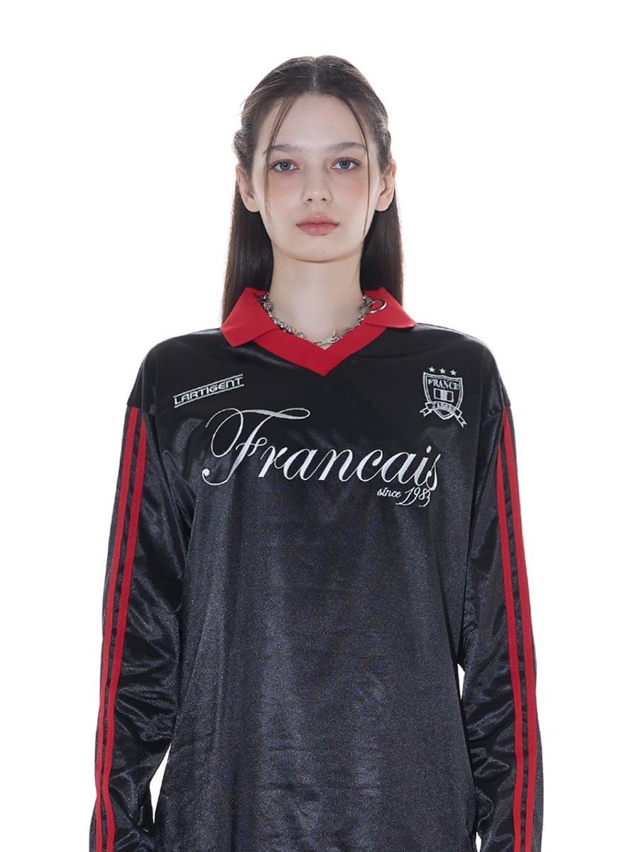 L14 COLLAR LONG SLEEVE (BLACK)