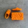 Glorange Bear Claw Mules (Orange)