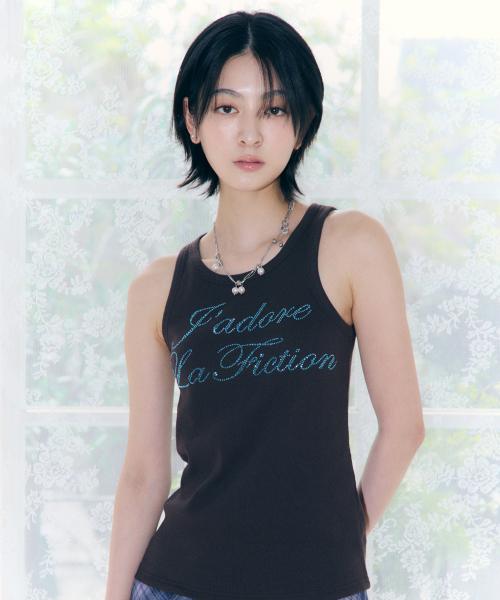 L17 HOTFIX SLEEVELESS(BROWN)