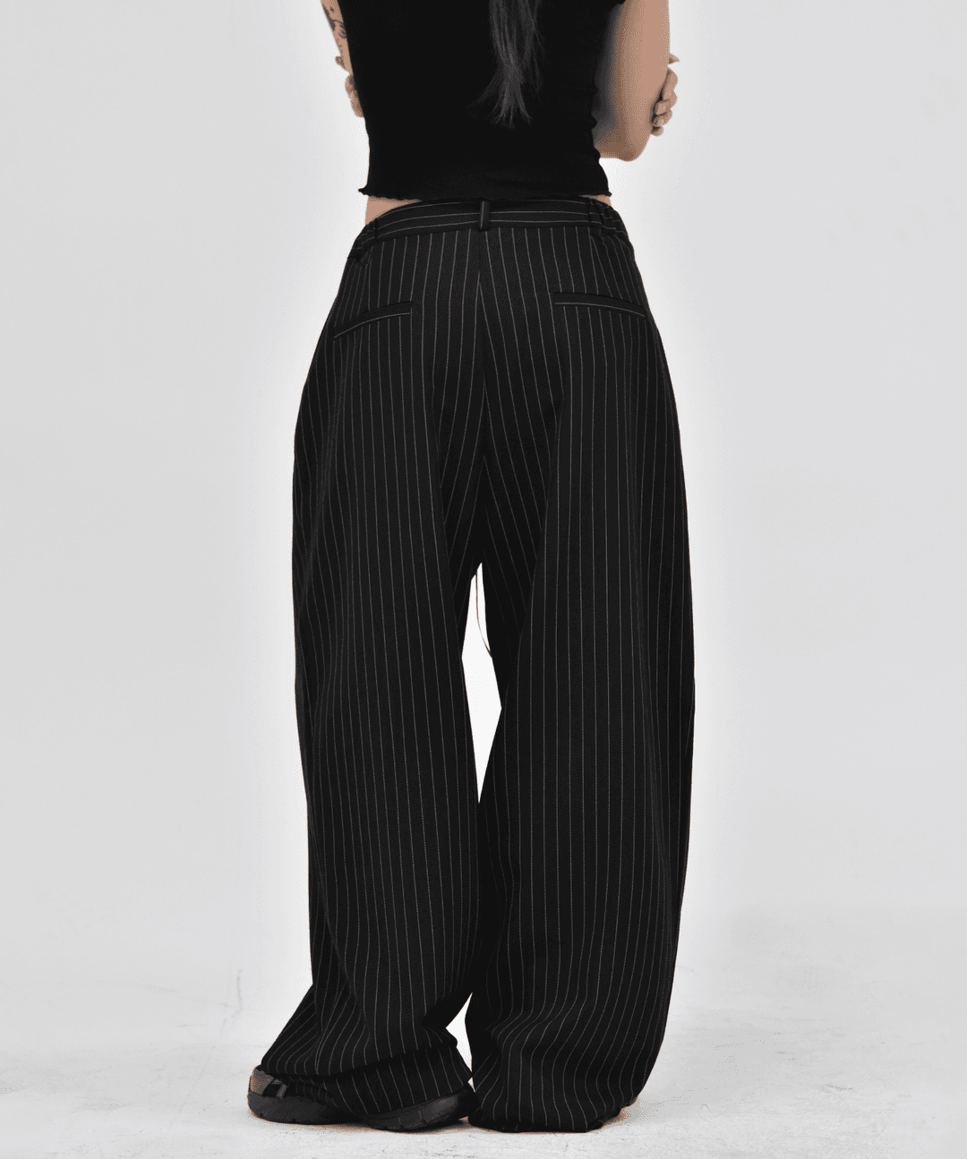 모드니치 WIDE STRIPE TROUSER