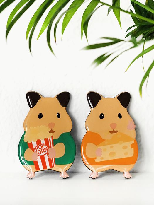 정품 그립톡 땡큐프렌즈 햄찌 핸드폰 그립톡