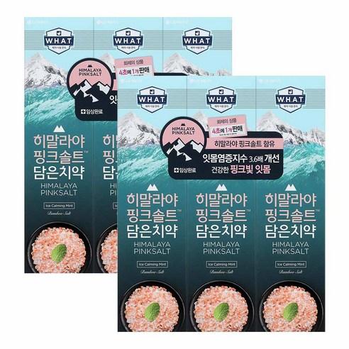 히말라야핑크솔트 담은 치약 아이스, 100g, 6개 - 치약/칫솔 | 쿠팡