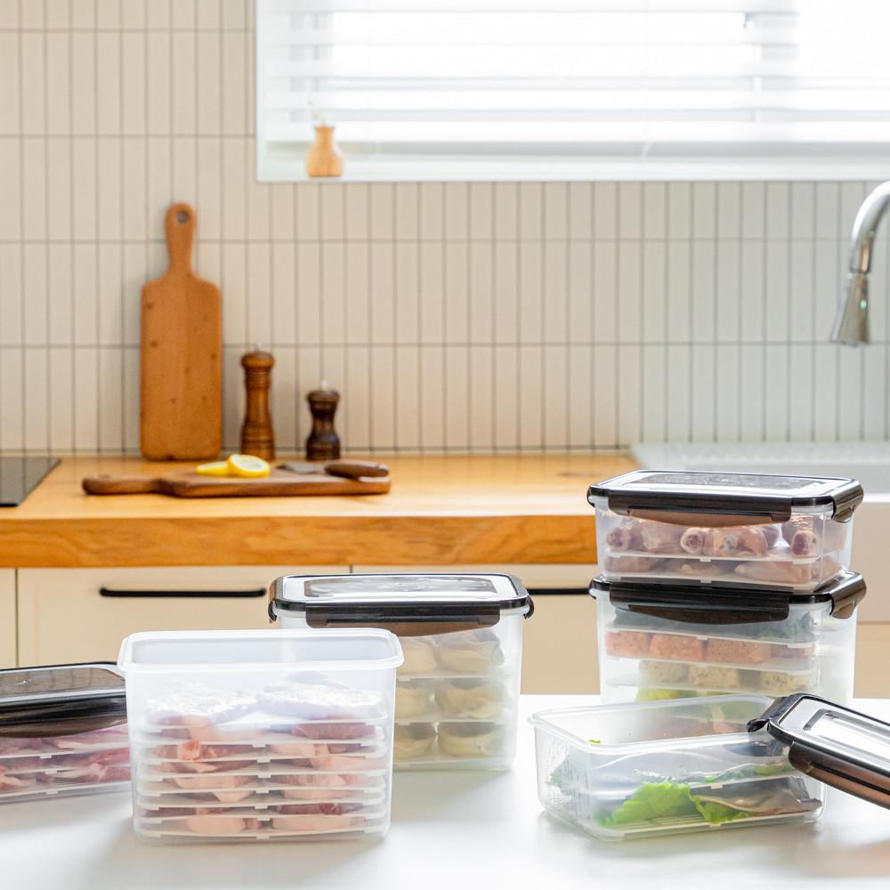 나누담 클래식 삼겹 목살 생선 고기 스테이크 보관 통 트레이 밀폐용기