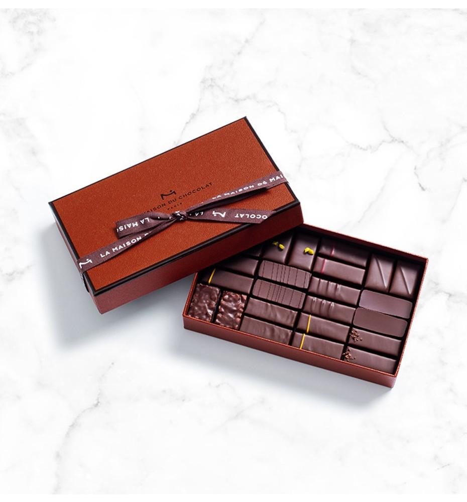 La Maison du Chocolat 라메종뒤쇼콜라 초콜릿박스 24개  다크초콜릿