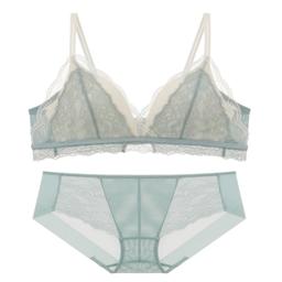 [SET] MbyE_세레나데볼륨브라렛 블루 세컨헴팬티세트 EBBRDA5H1Q
